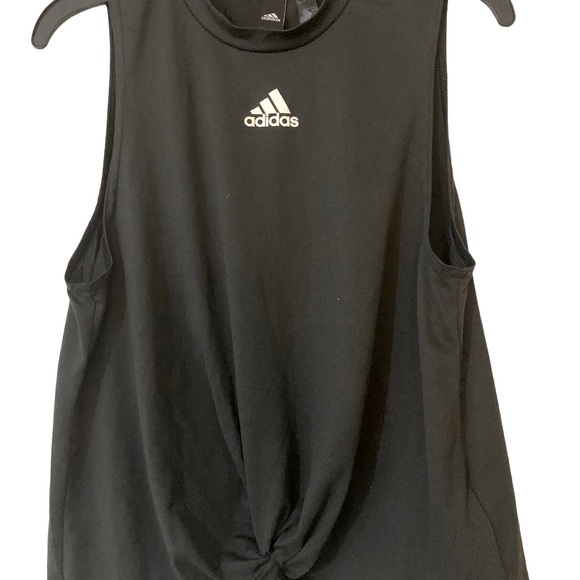 Women's cute Adidas top. Size extra small. Sleeveless. Look cute working out. - Picture 1 of 4